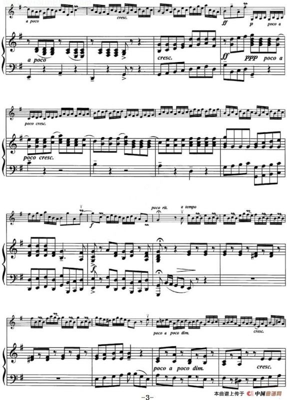 Allegro（快板、小提琴+钢琴伴奏）