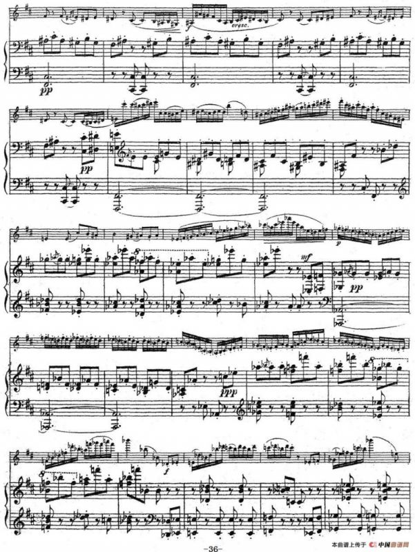 Symphonie Espagnole Op.21，No.5（西班牙交响曲）（小提琴+钢琴伴奏）