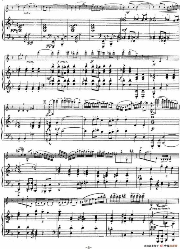 Symphonie Espagnole Op.21，No.1（西班牙交响曲）（小提琴+钢琴伴奏）