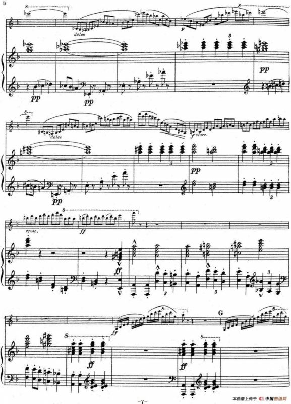 Symphonie Espagnole Op.21，No.1（西班牙交响曲）（小提琴+钢琴伴奏）