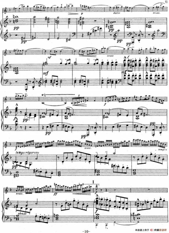 Symphonie Espagnole Op.21，No.1（西班牙交响曲）（小提琴+钢琴伴奏）