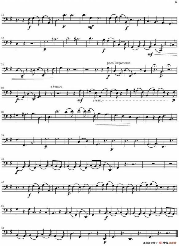 Op.6 VIII. Concerto Grosso（大协奏曲）（四重奏大提琴分谱）