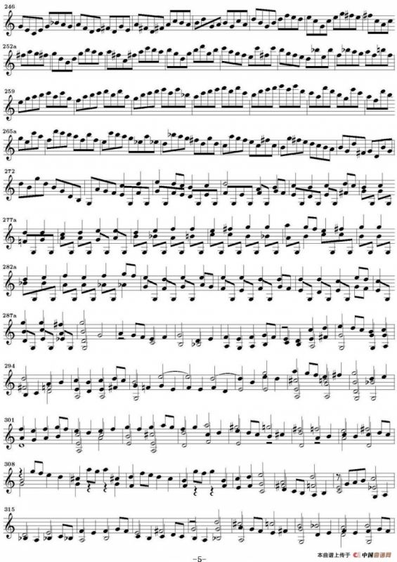 Bach Sonata BWV1005（无伴奏小提琴组曲）