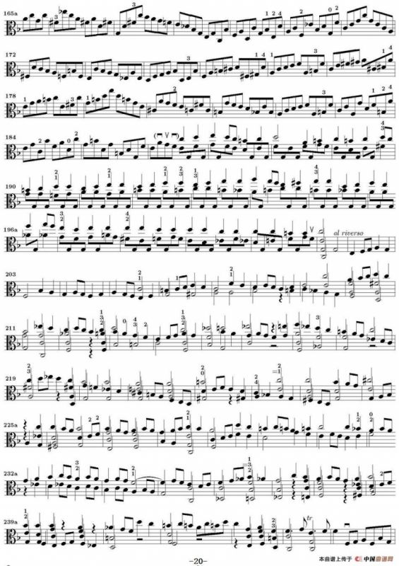 Bach Sonata BWV1005（无伴奏小提琴组曲）