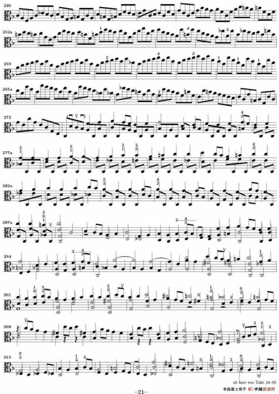 Bach Sonata BWV1005（无伴奏小提琴组曲）