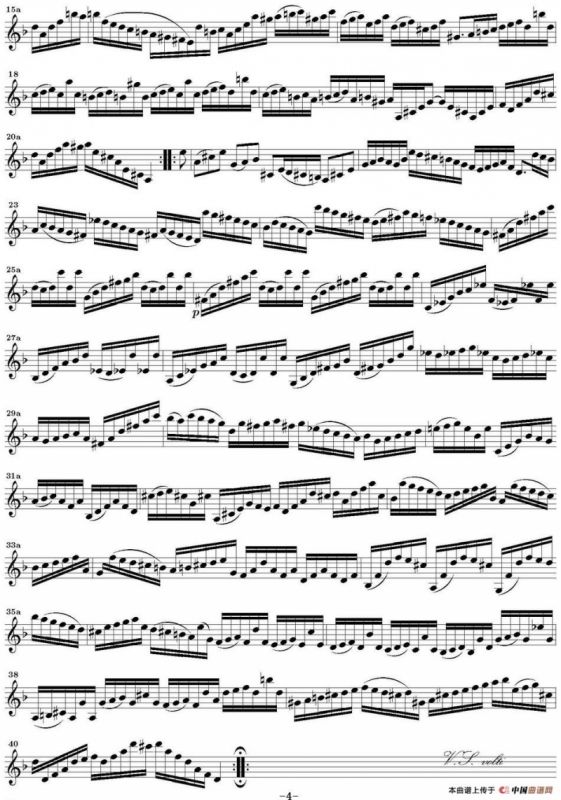 Bach Sonata BWV1004（无伴奏小提琴组曲）