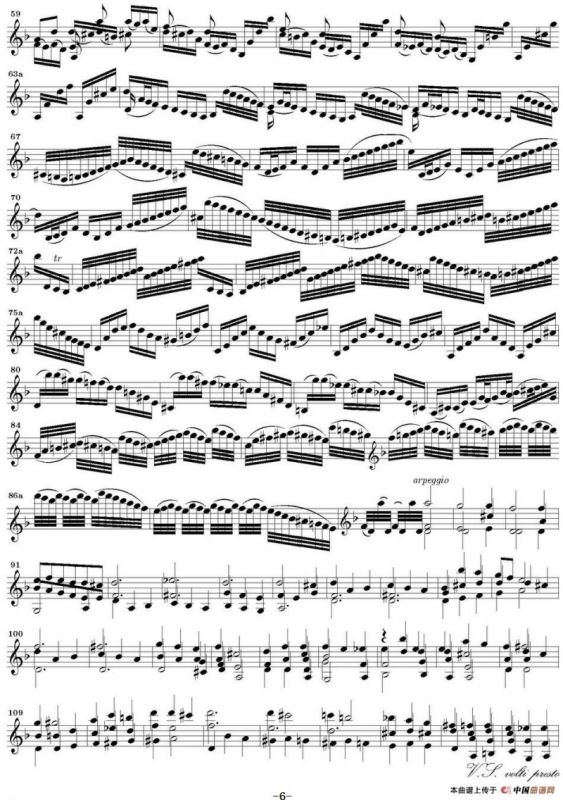 Bach Sonata BWV1004（无伴奏小提琴组曲）