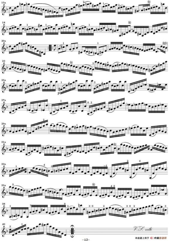 Bach Sonata BWV1004（无伴奏小提琴组曲）