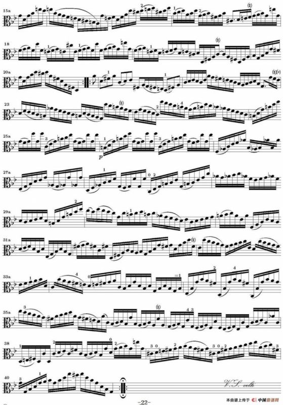 Bach Sonata BWV1004（无伴奏小提琴组曲）