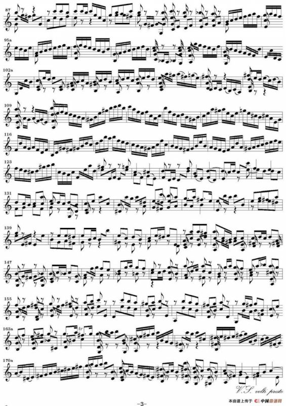 Bach Sonata BWV1003（无伴奏小提琴组曲）