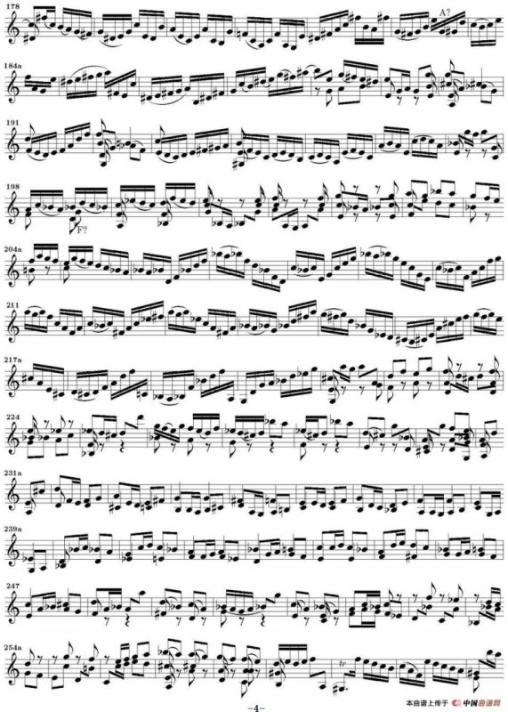 Bach Sonata BWV1003（无伴奏小提琴组曲）