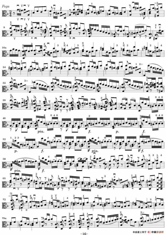 Bach Sonata BWV1003（无伴奏小提琴组曲）