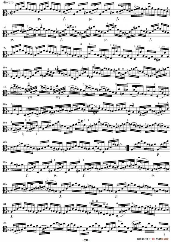 Bach Sonata BWV1003（无伴奏小提琴组曲）