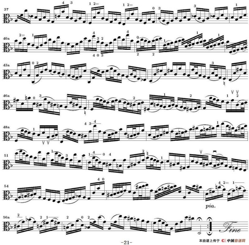 Bach Sonata BWV1003（无伴奏小提琴组曲）