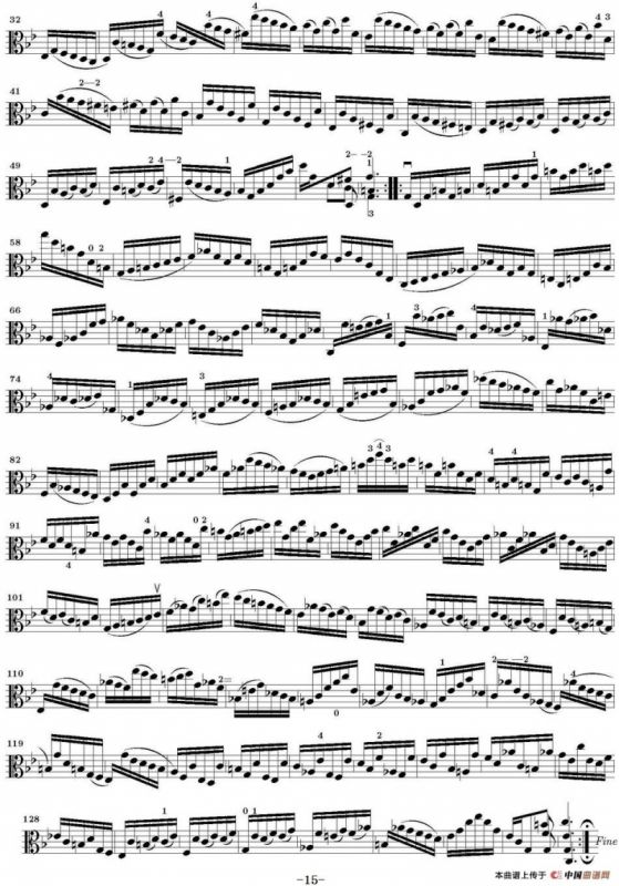 Bach Sonata BWV1001（无伴奏小提琴组曲）