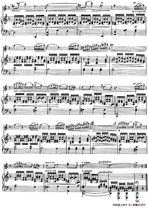 Melodie（旋律、小提琴+钢琴伴奏）