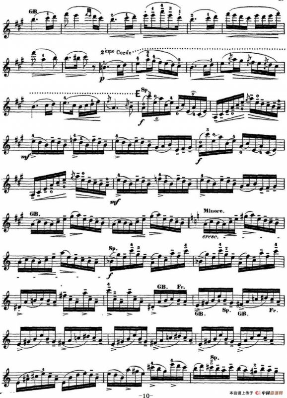 Rode Concerto No.7 in A Major（小提琴分谱）