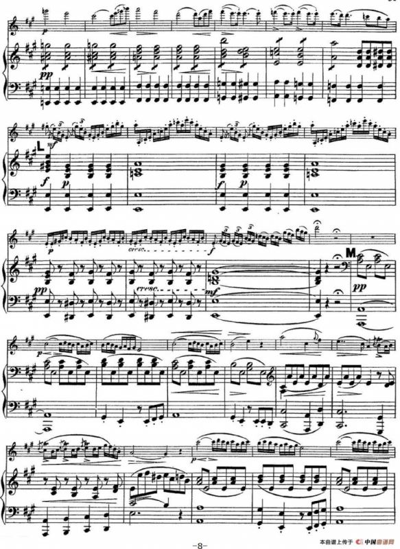 Rode Concerto No.7 in A Major（小提琴+钢琴伴奏）