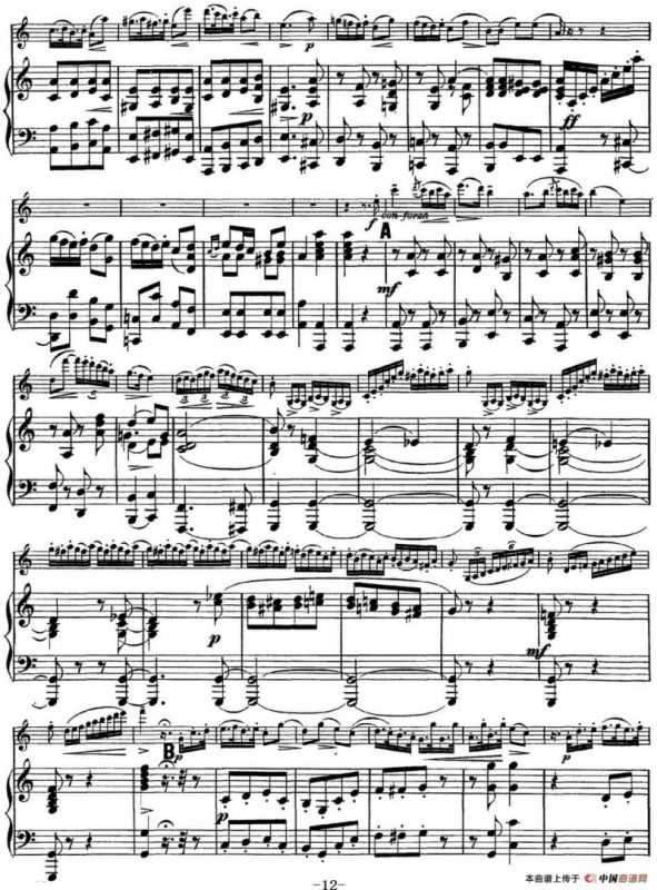 Rode Concerto No.7 in A Major（小提琴+钢琴伴奏）