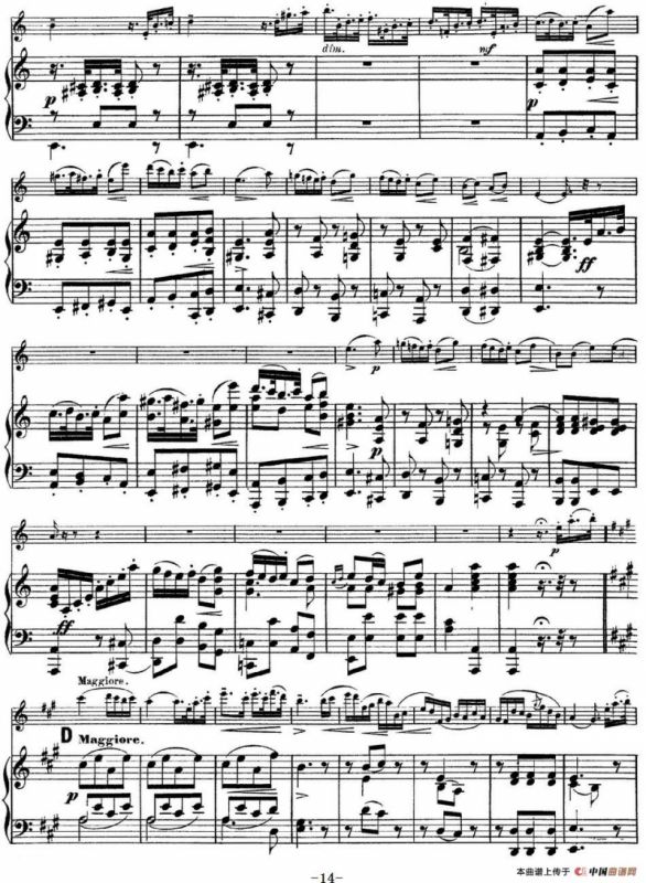 Rode Concerto No.7 in A Major（小提琴+钢琴伴奏）