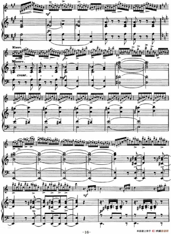 Rode Concerto No.7 in A Major（小提琴+钢琴伴奏）