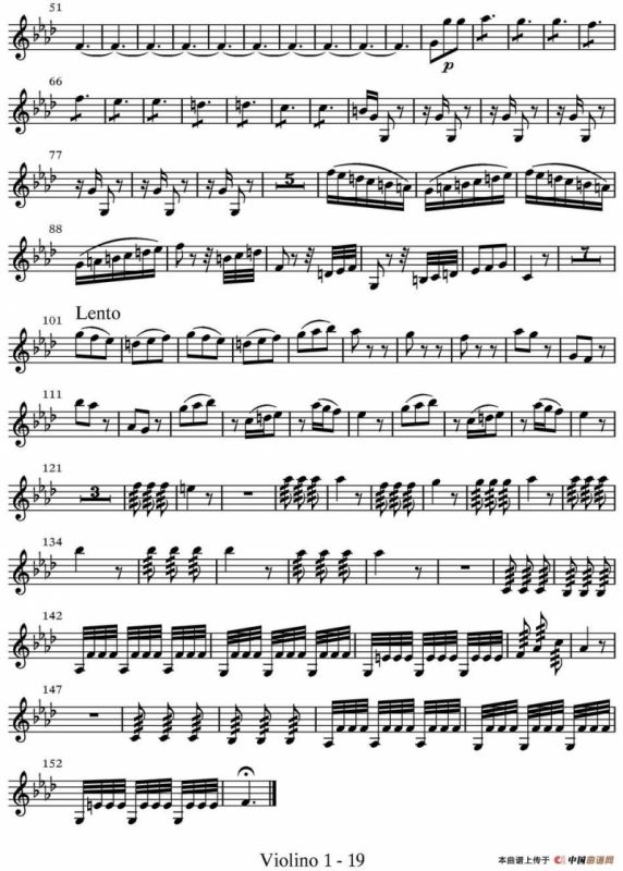 All parts of Winter（四季·冬天）（第一小提琴分谱）
