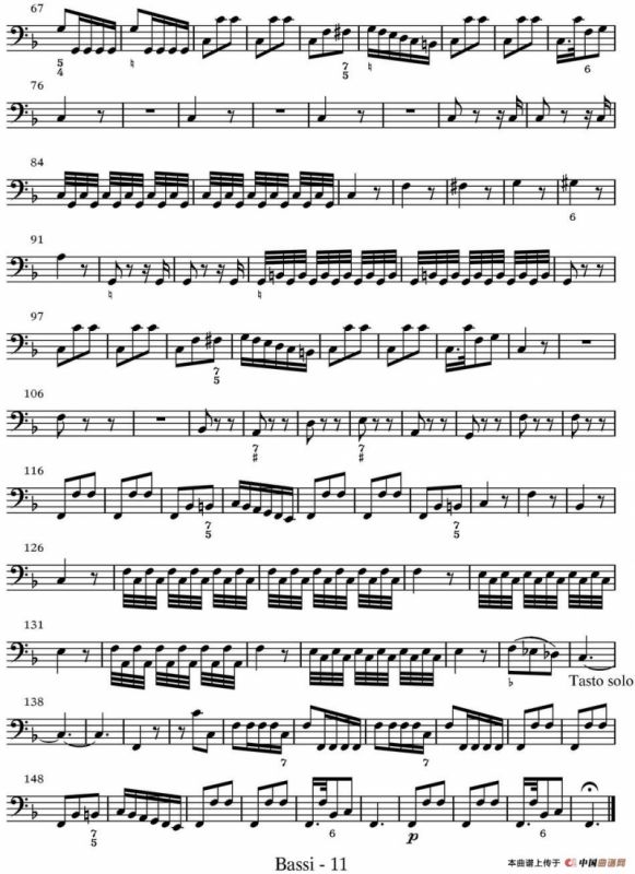 All parts of Autumn（四季·秋天）（贝斯分谱）