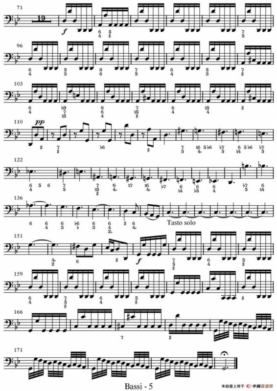 All parts of Summer（四季·夏天）（贝斯分谱）