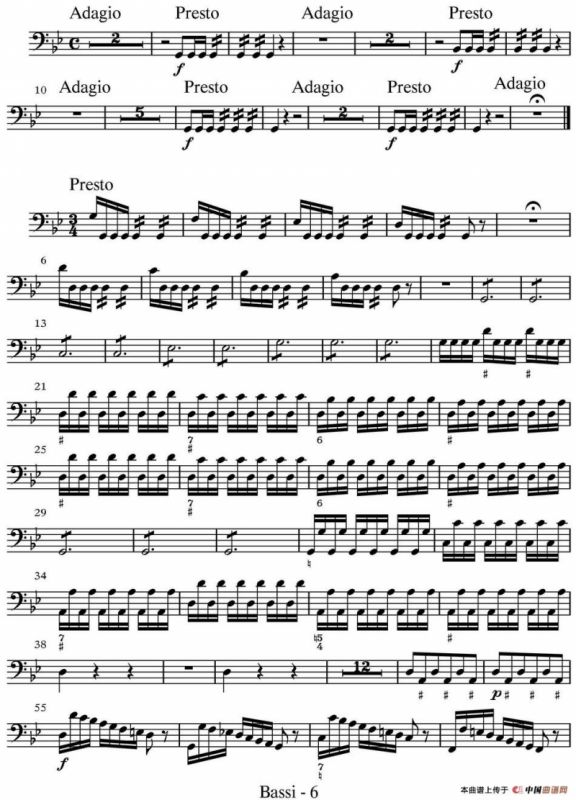 All parts of Summer（四季·夏天）（贝斯分谱）