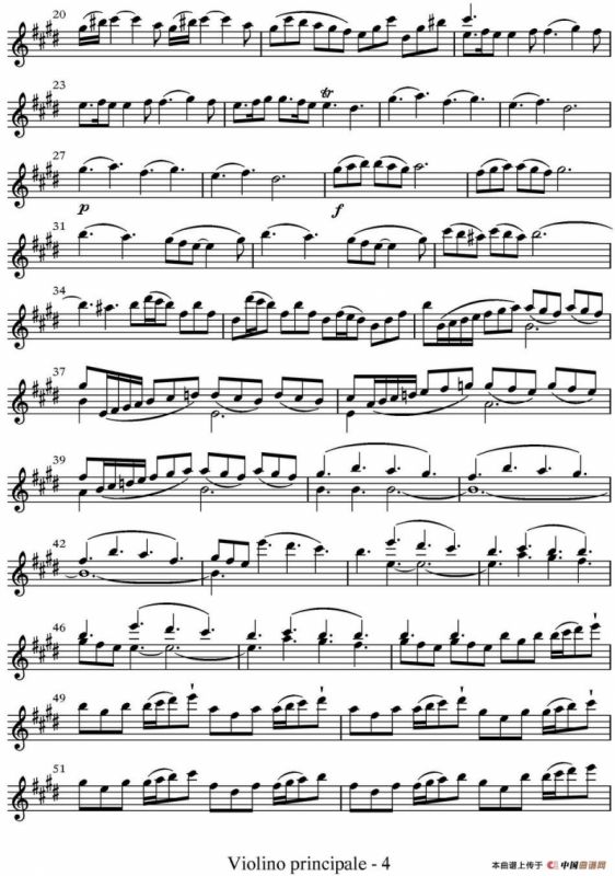 All parts of Spring（四季·春天）（主奏小提琴分谱）
