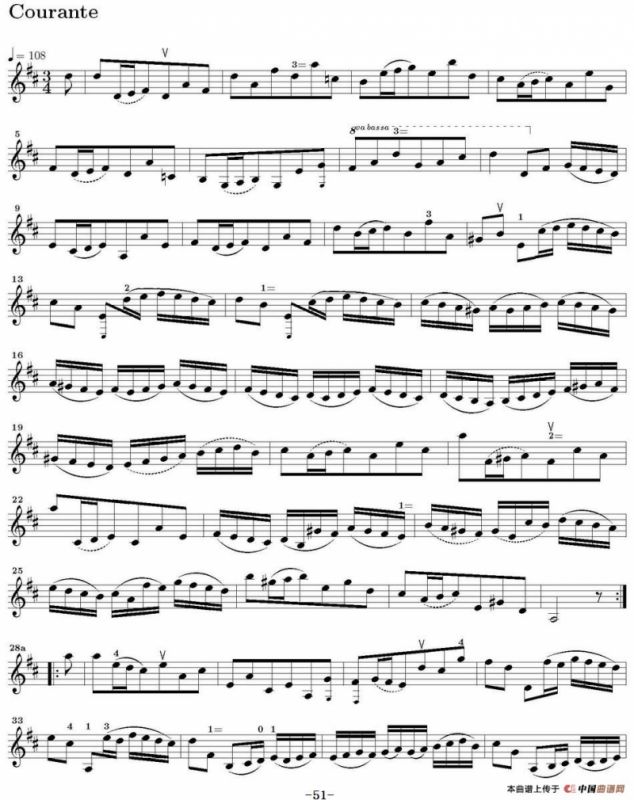 Six Suite Violincello Solo senza Basso（Suite VI）（6首无伴奏大提琴组曲·Ⅵ）