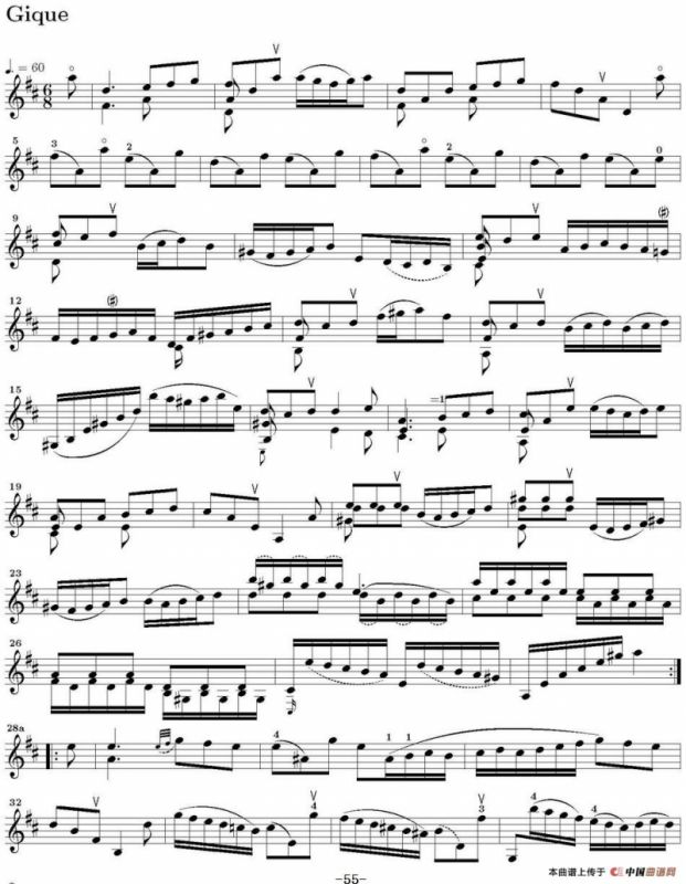 Six Suite Violincello Solo senza Basso（Suite VI）（6首无伴奏大提琴组曲·Ⅵ）