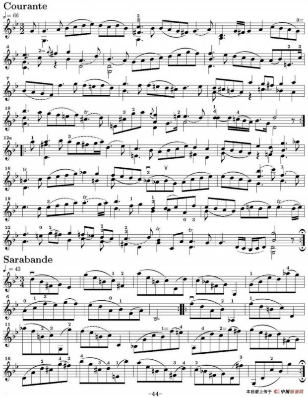 Six Suite Violincello Solo senza Basso（Suite V）（6首无伴奏大提琴组曲·Ⅴ）