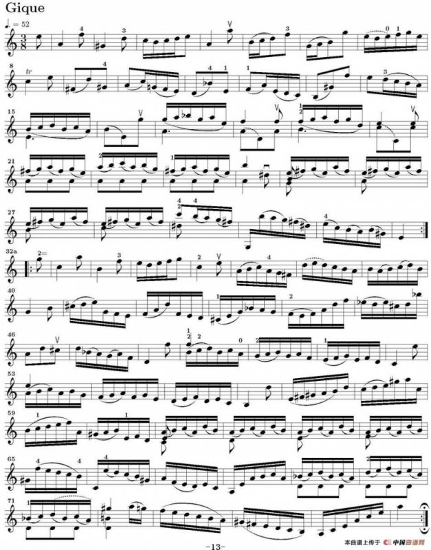 Six Suite Violincello Solo senza Basso（Suite II）（6首无伴奏大提琴组曲·Ⅱ）