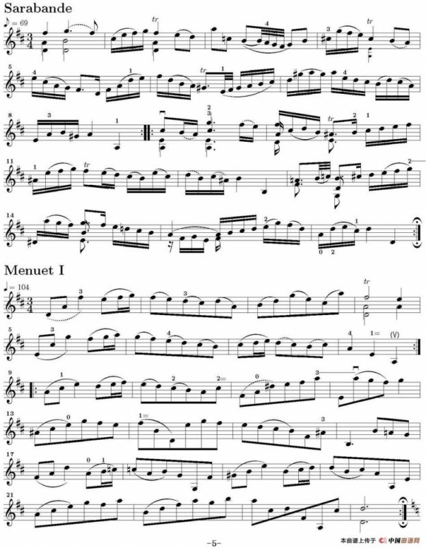 Six Suite Violincello Solo senza Basso（Suite I）（6首无伴奏大提琴组曲·Ⅰ）