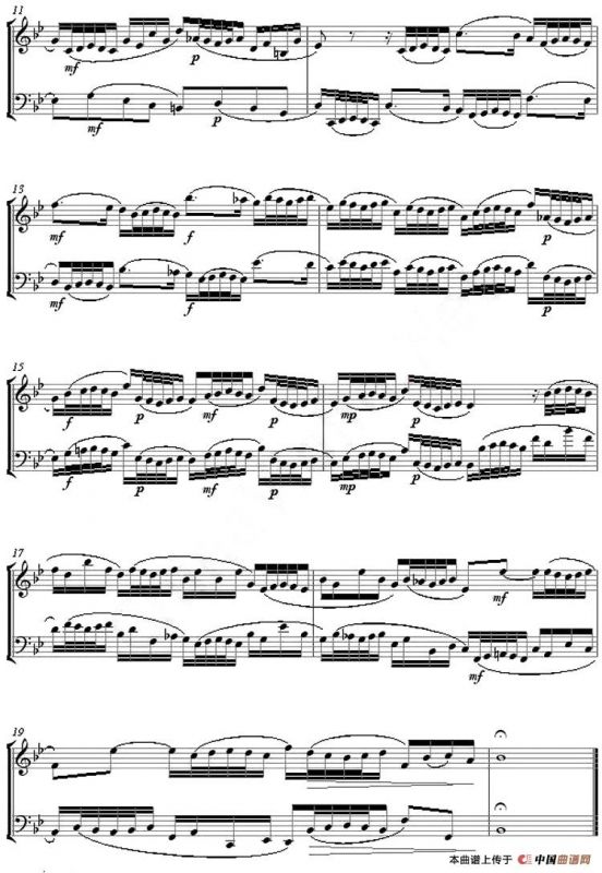 2-Part Invention XIV（二部创意曲No.14）（小提琴、大提琴二重奏）