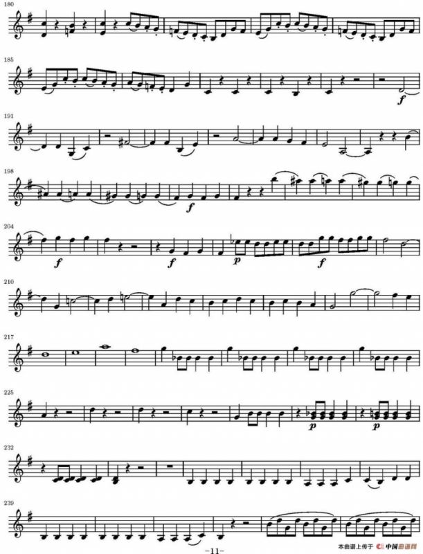 String Quartet KV.387（弦乐四重奏第二小提琴分谱）