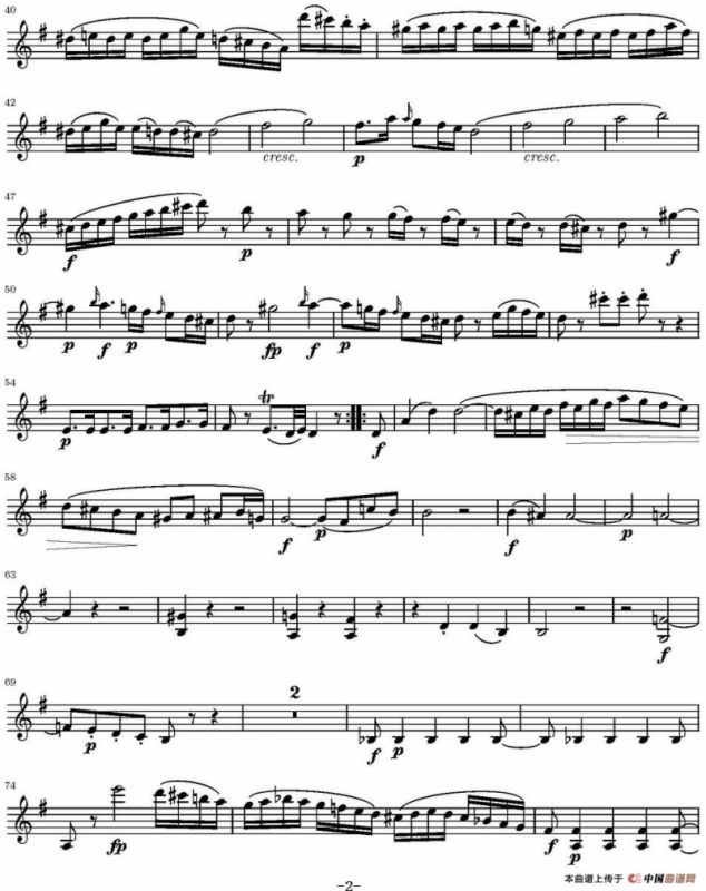 String Quartet KV.387（弦乐四重奏第一小提琴分谱）