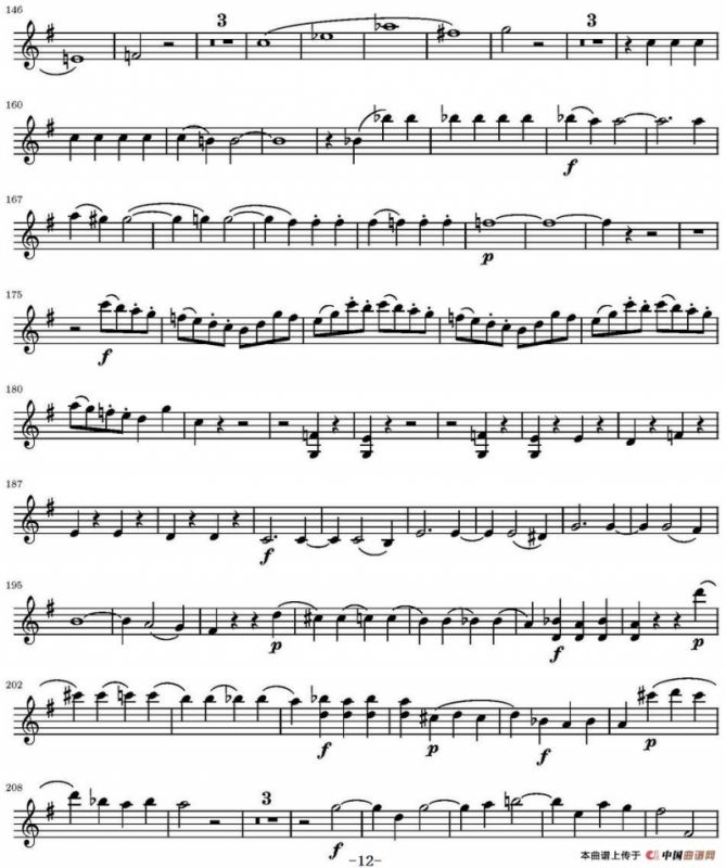 String Quartet KV.387（弦乐四重奏第一小提琴分谱）