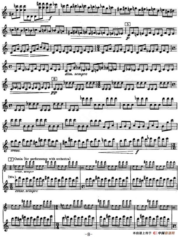 CONCERTO FOR VIOLIN AND ORCHESTRA Op.14（小提琴和交响乐协奏曲·小提琴分谱）