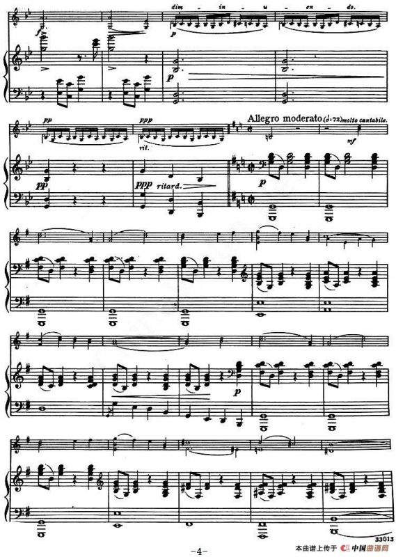 LEGENDE Op.17（传奇）（小提琴+钢琴伴奏）