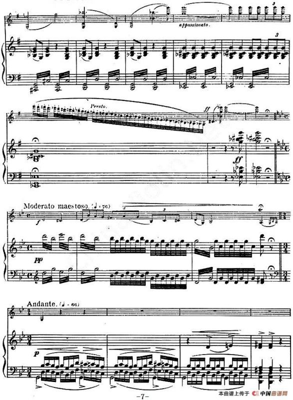 LEGENDE Op.17（传奇）（小提琴+钢琴伴奏）