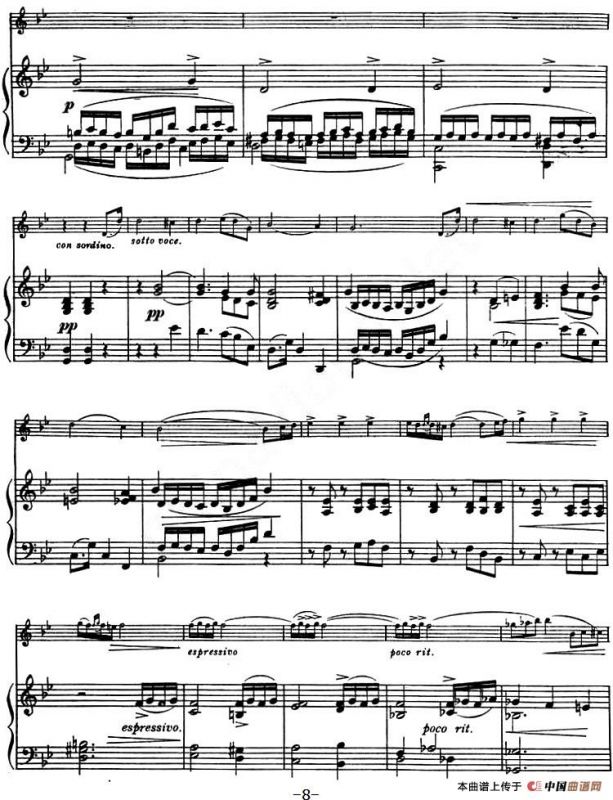 LEGENDE Op.17（传奇）（小提琴+钢琴伴奏）