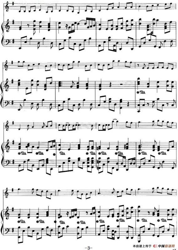 我的骄傲（小提琴+钢琴伴奏）