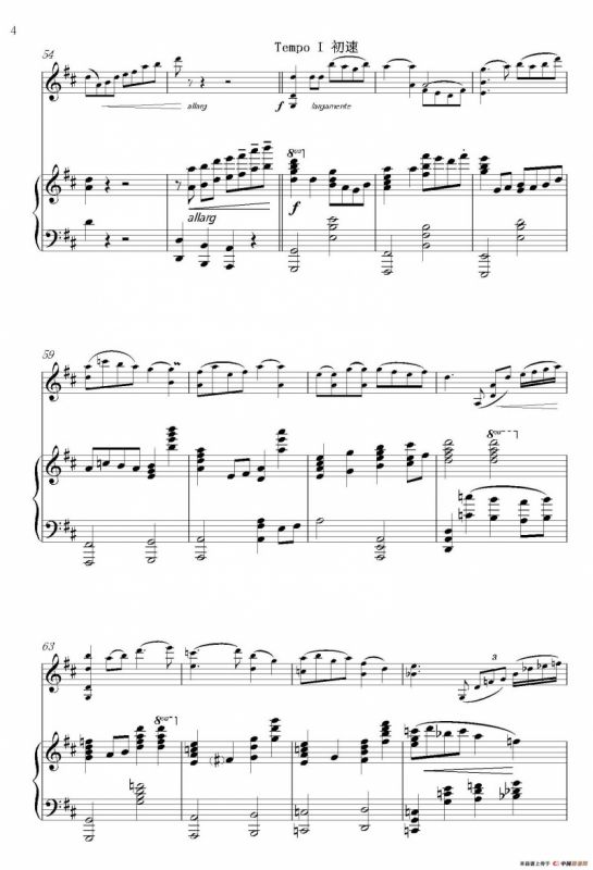 远飞的大雁（小提琴+钢琴伴奏）