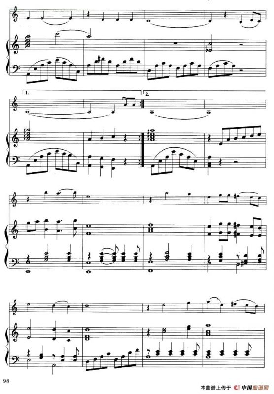 橄榄树（小提琴+钢琴伴奏）