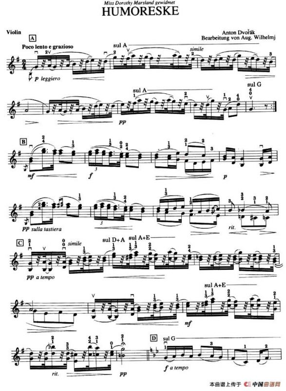 Humoresque（幽默曲）