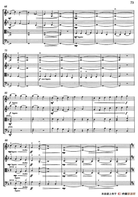 GOOD KING WENCESLAS（弦乐四重奏）