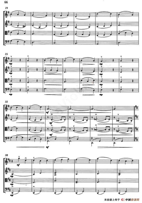 BRING A TORCH,JEANETTE,ISABELLA（弦乐四重奏）