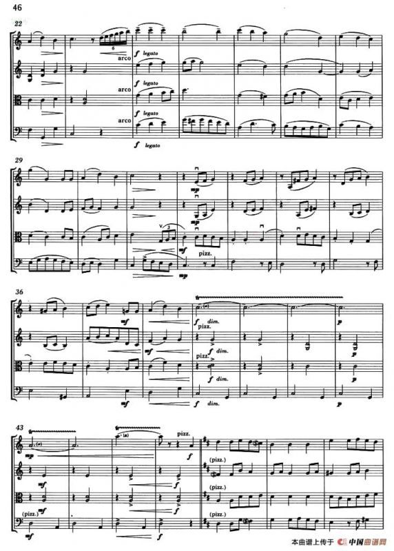 WE WISH YOU A MERRY CHRISTMAS（弦乐四重奏）